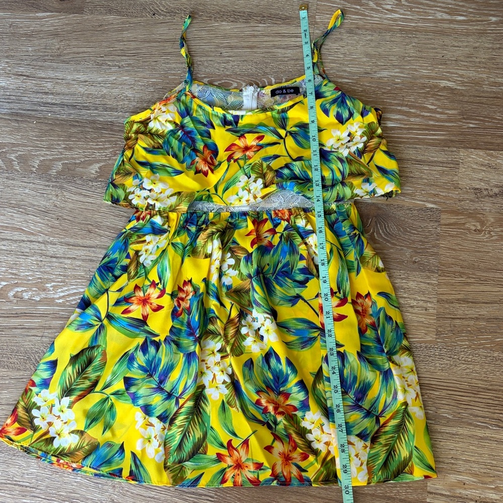 DO+BE Multicolor & Lace dress women’s medium like new - Picture 10 of 10